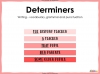 Determiners - KS2 Teaching Resources (slide 1/10)